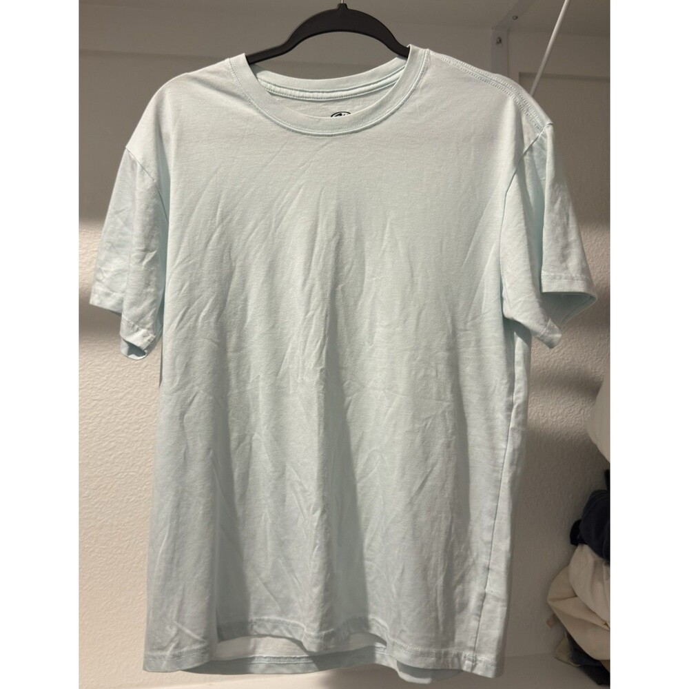 Athletic Works Light Mint Blue Crewneck Short Sleeve T-Shirt